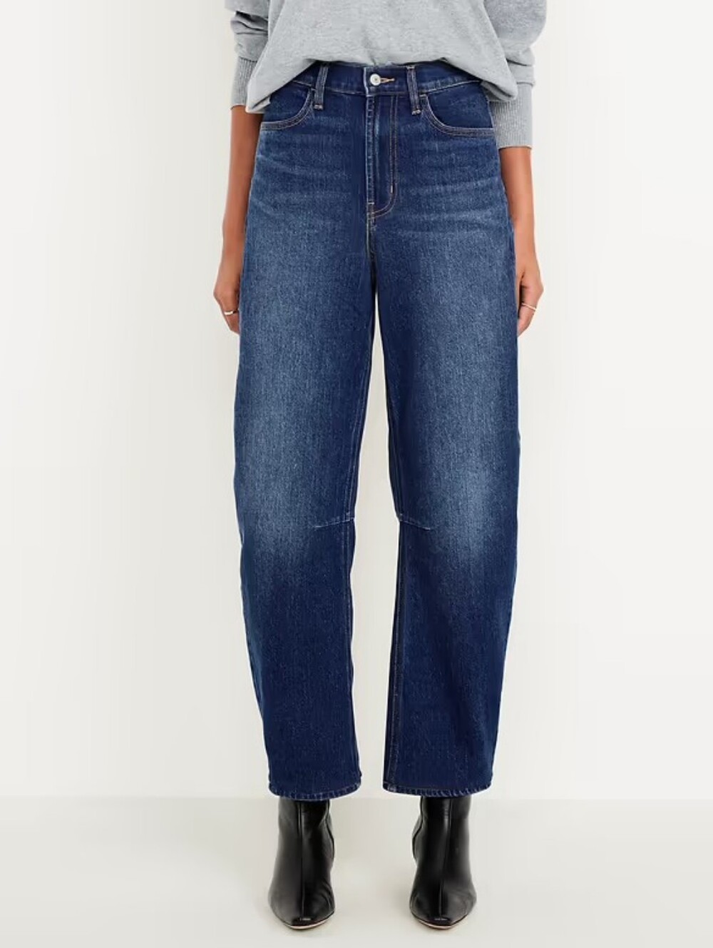 Old Navy High-Waisted Wow Barrel Ankle Jeans